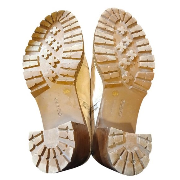 VINCE CAMUTO GAVIANA Suede Leather Lace up Combat Boots 7.5M - EUC - Picture 10 of 11